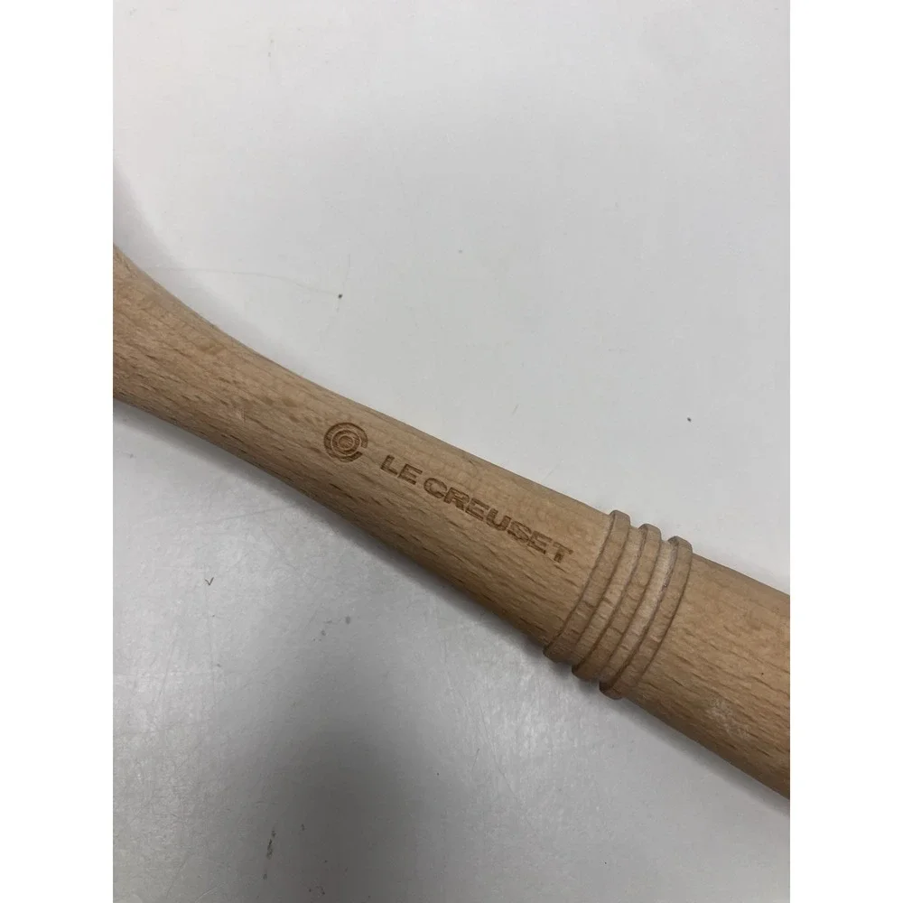 Le Creuset Wooden Scraping Spoon Beech wood Revolution series 12.5
